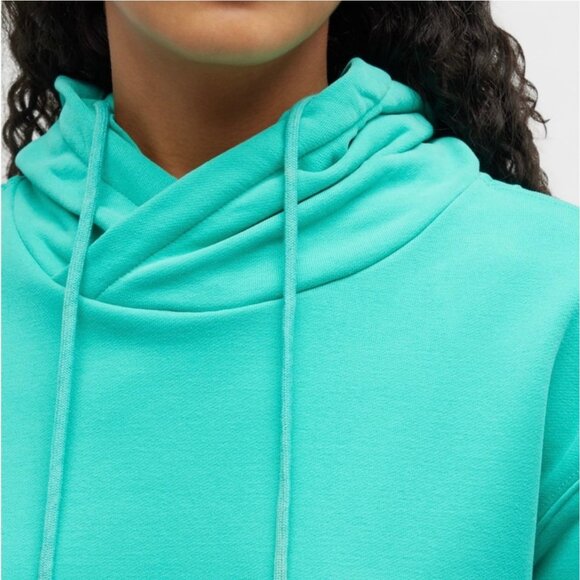 Free People Movement Double Overtime Hoodie Size L Green Casual Pullover - Picture 5 of 11